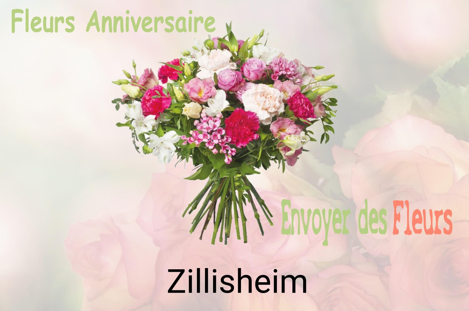 Bouquet de fleurs d’anniversaire livré à Zillisheim