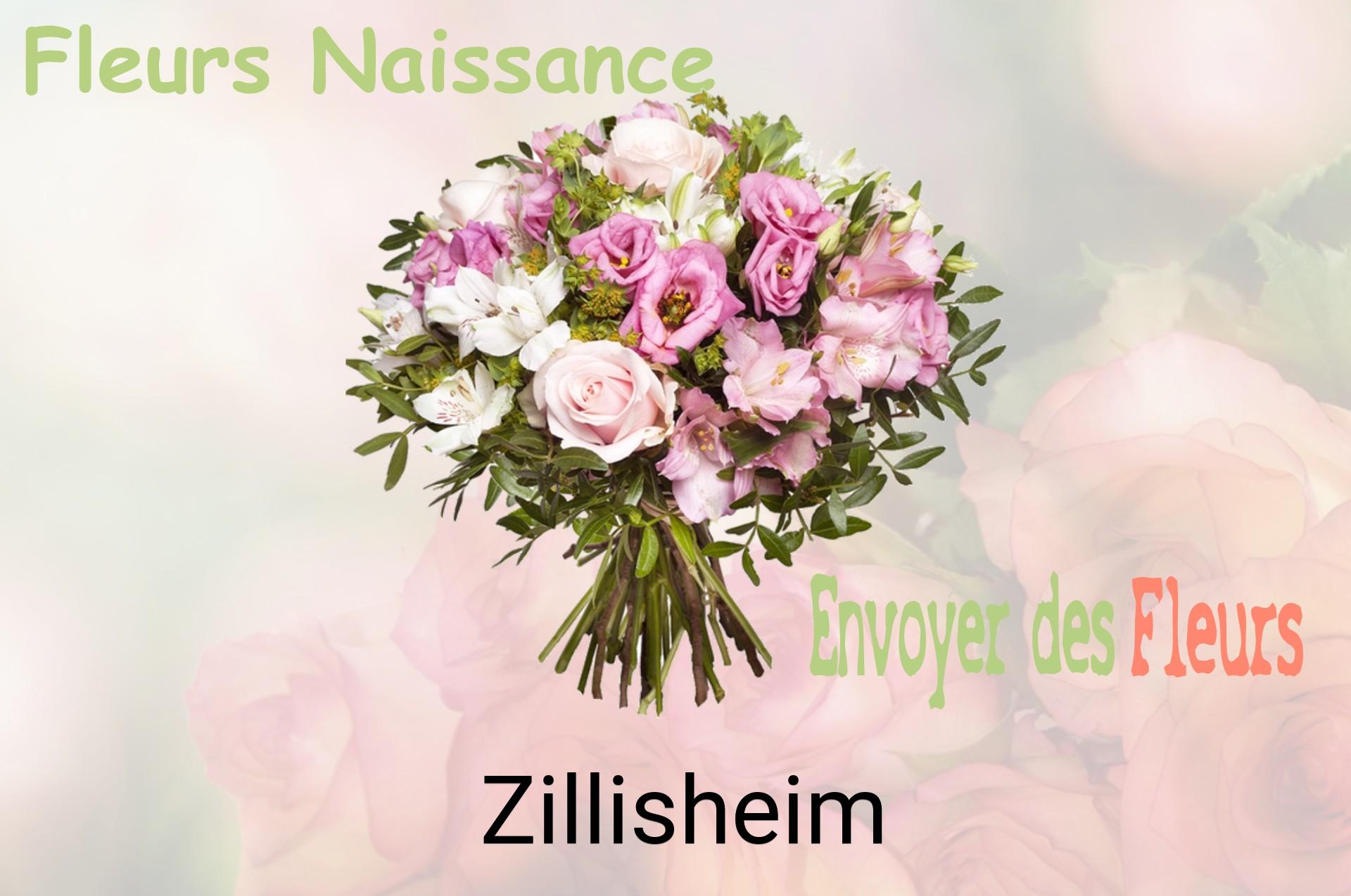 Bouquet de fleurs de naissance livré à Zillisheim